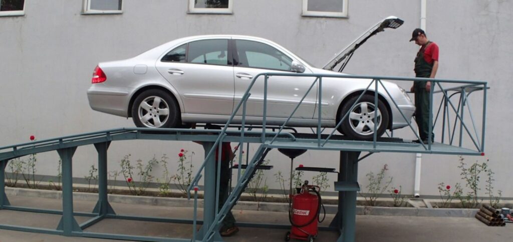 Эстакада стационарная ЭС-1-10тн